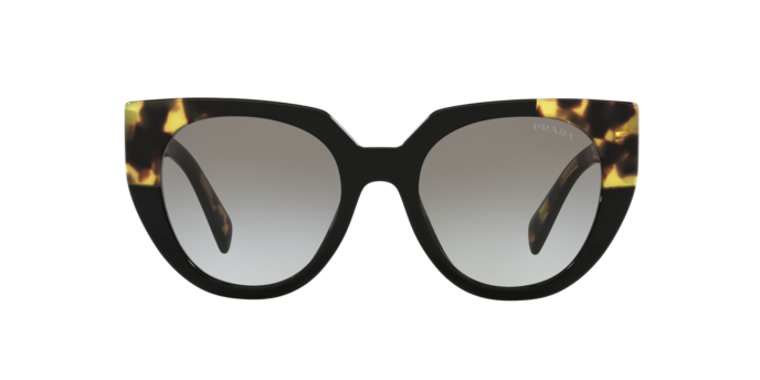 Prada PR 14WS 3890A7 - SCHWARZ/MITTELSCHILD - Grauer Farbverlauf