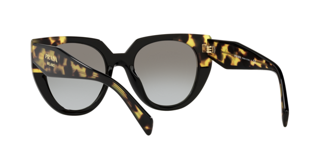 Prada PR 14WS 3890A7 - SCHWARZ/MITTELSCHILD - Grauer Farbverlauf