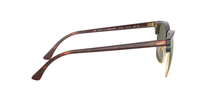 Ray-Ban Clubmaster Low Bridge Fit RB3016F 990/58
