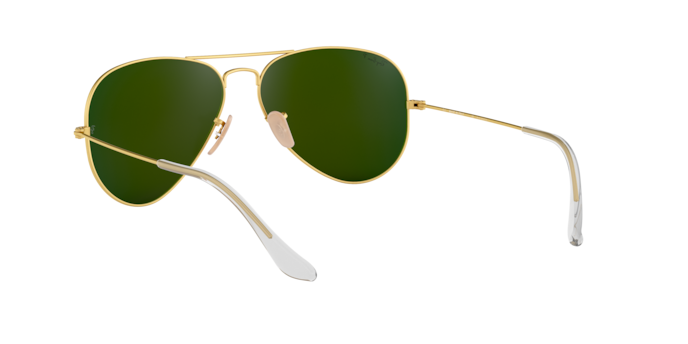 Ray-Ban RB3025 112/4L AVIATOR LARGE METAL – MATT ARISTA – Blauer Spiegel