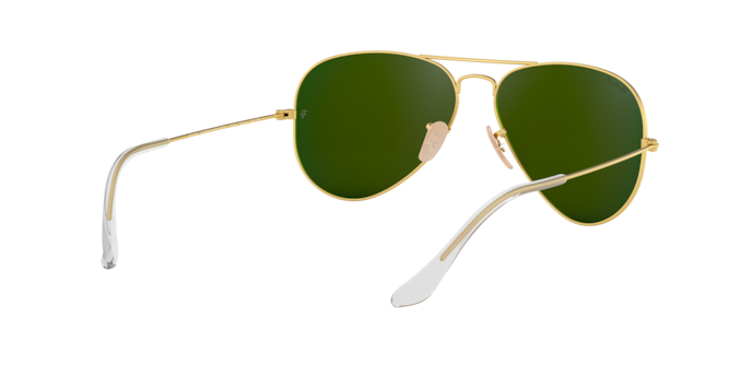 Ray-Ban RB3025 112/4L AVIATOR LARGE METAL – MATT ARISTA – Blauer Spiegel