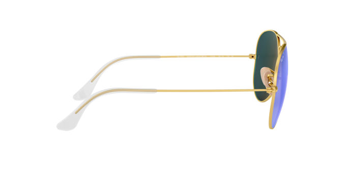 Ray-Ban RB3025 112/4L AVIATOR LARGE METAL – MATT ARISTA – Blauer Spiegel