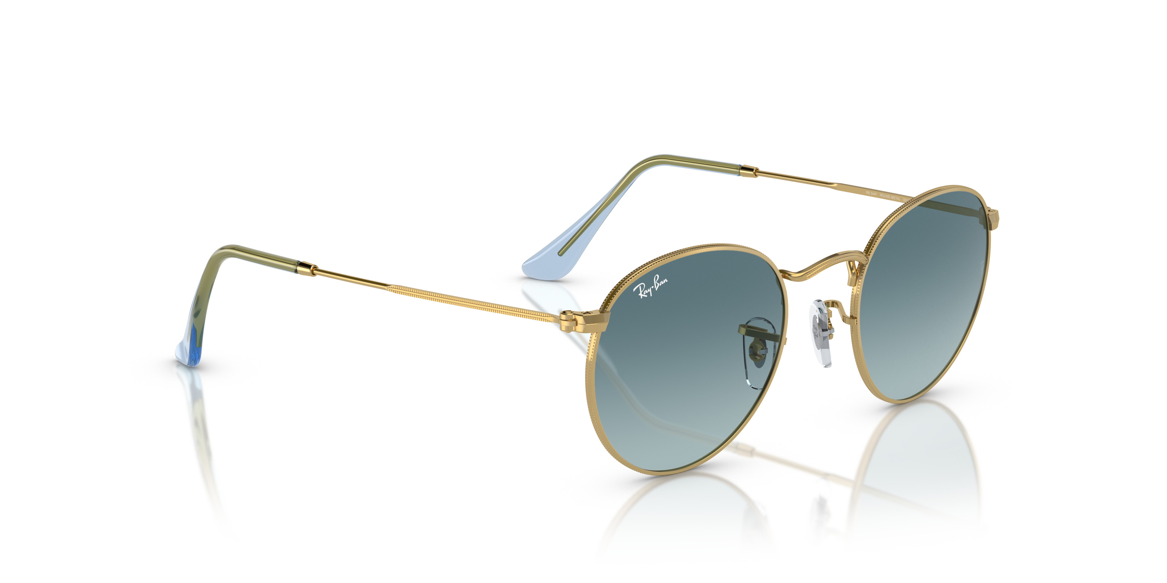 Ray-Ban RB3447 ROUND METAL 001/3M