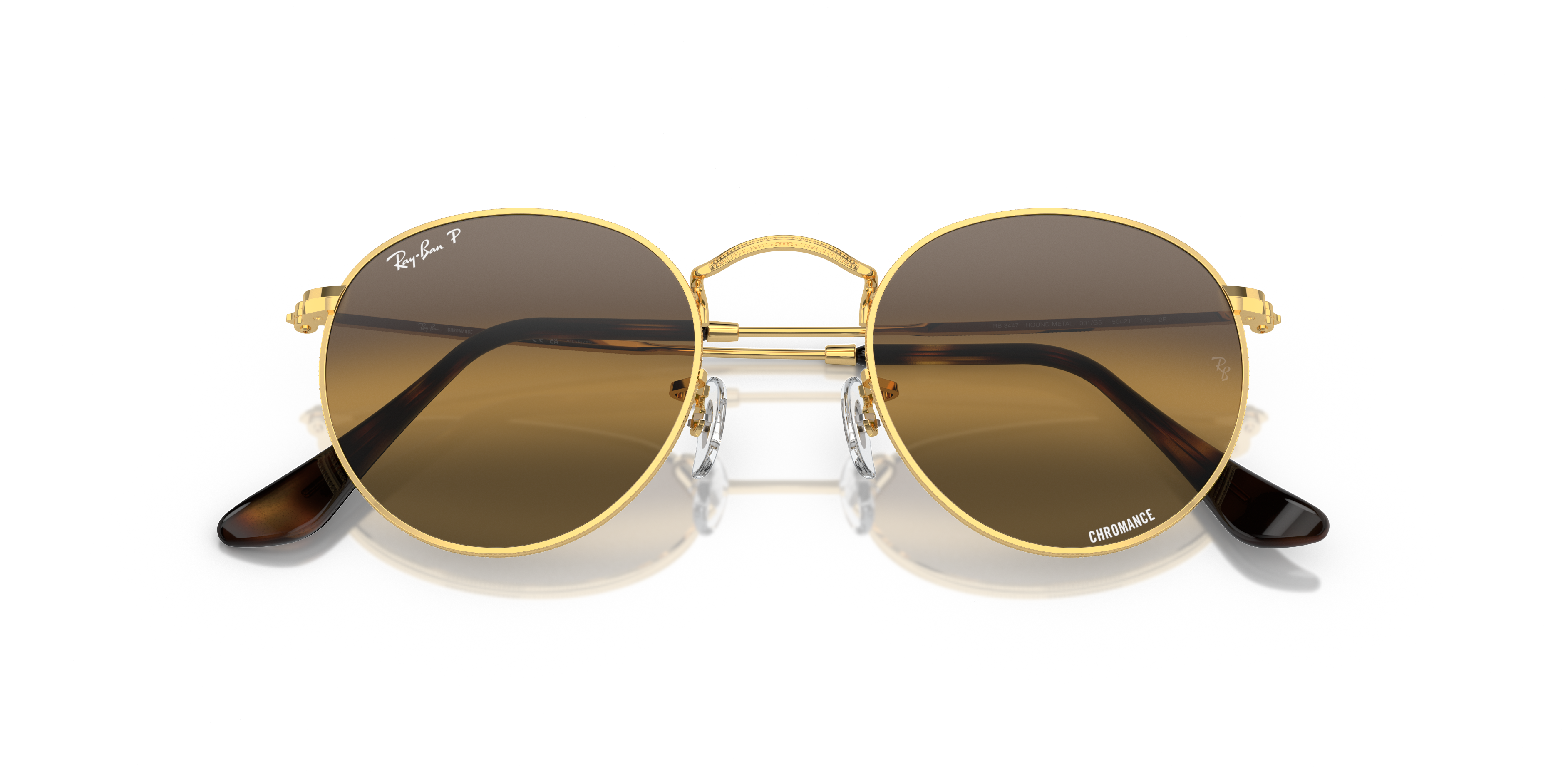 Ray-Ban RB3447 ROUND METAL 001/G5