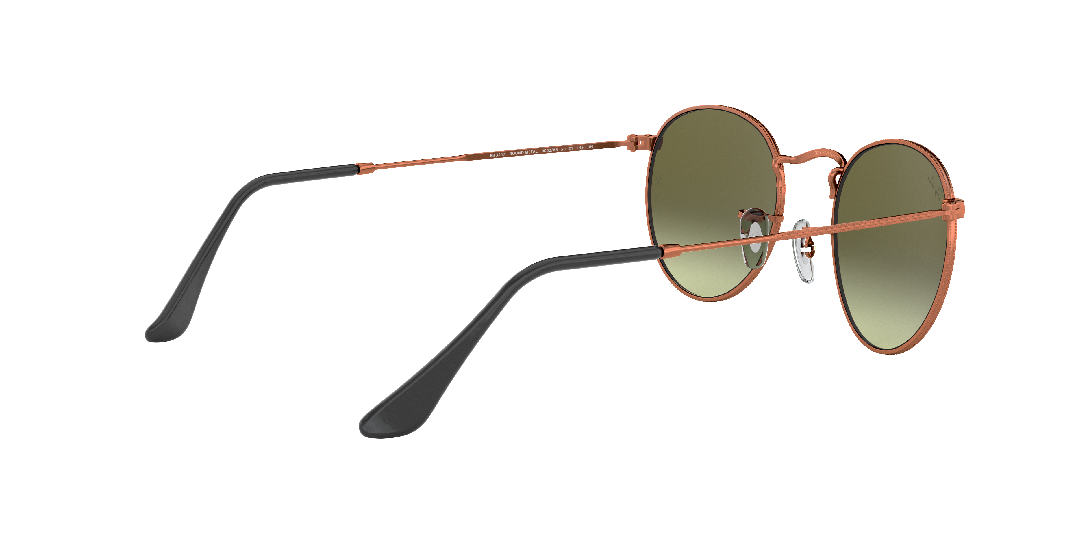 Ray-Ban RB3447 ROUND METAL 9002A6