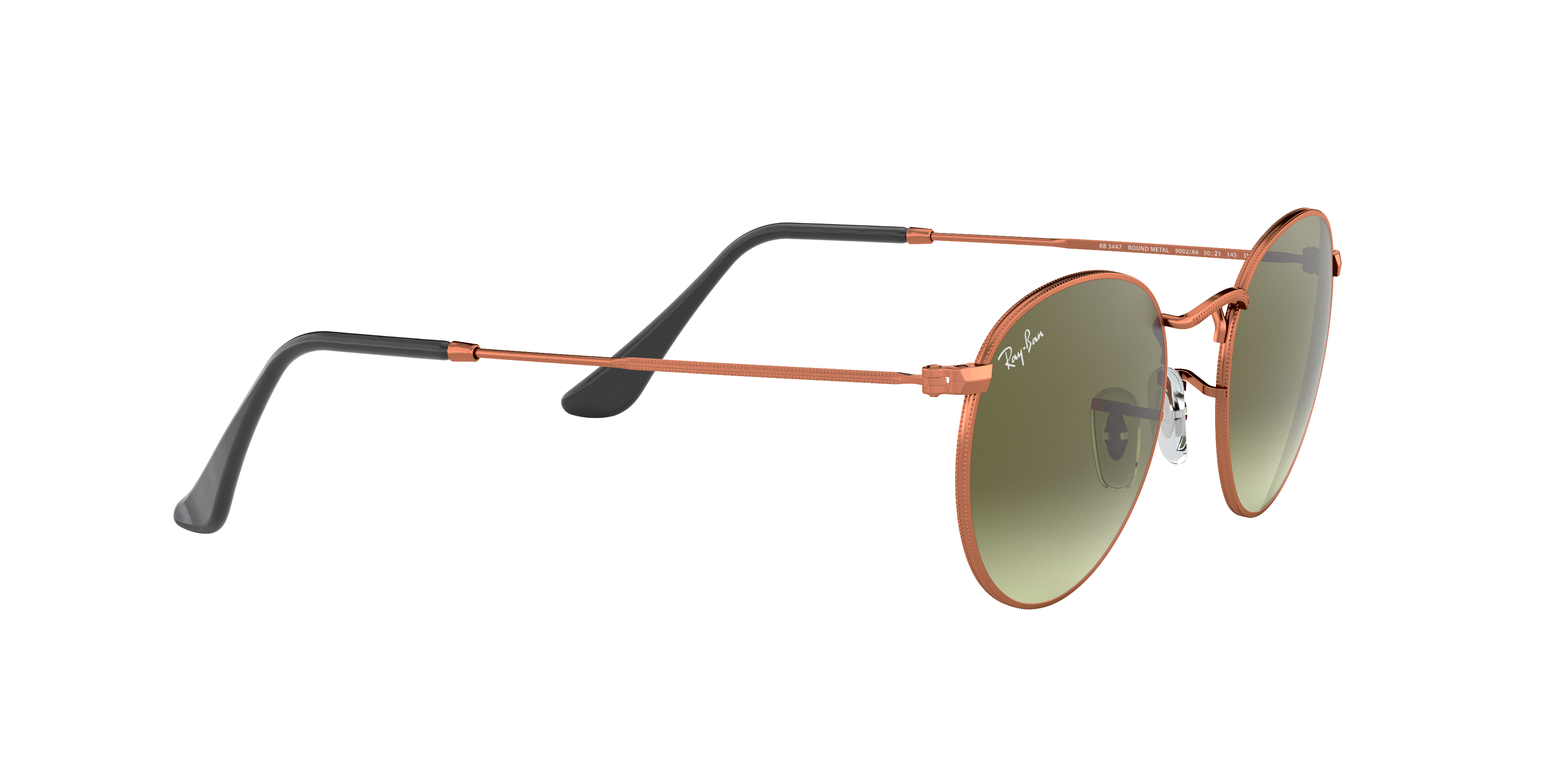 Ray-Ban RB3447 ROUND METAL 9002A6