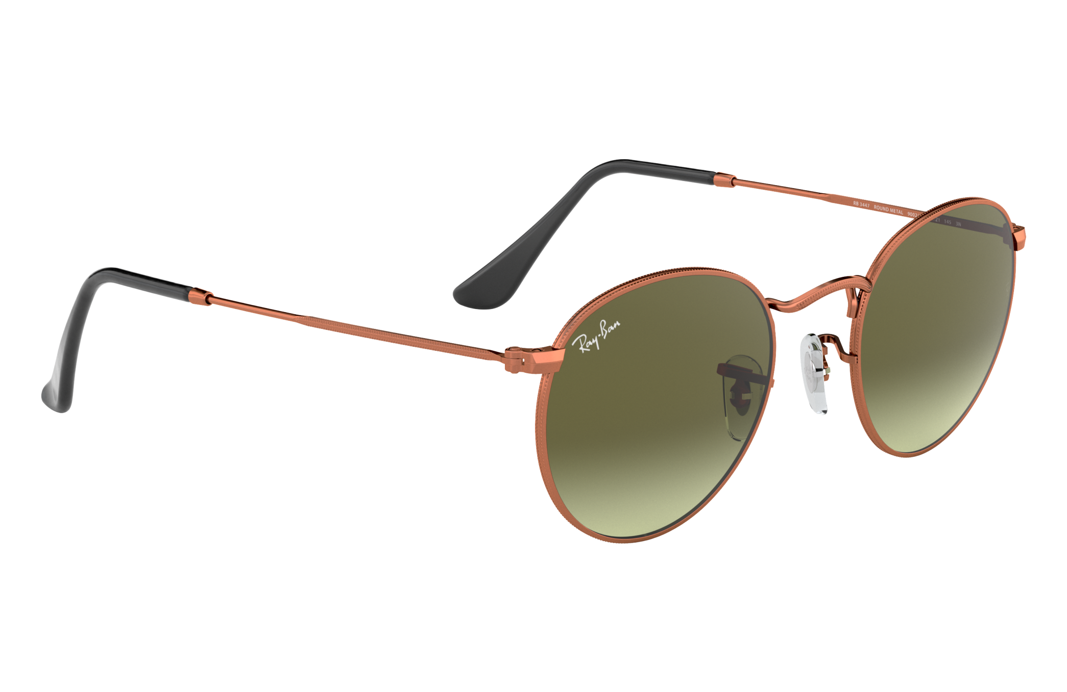 Ray-Ban RB3447 ROUND METAL 9002A6