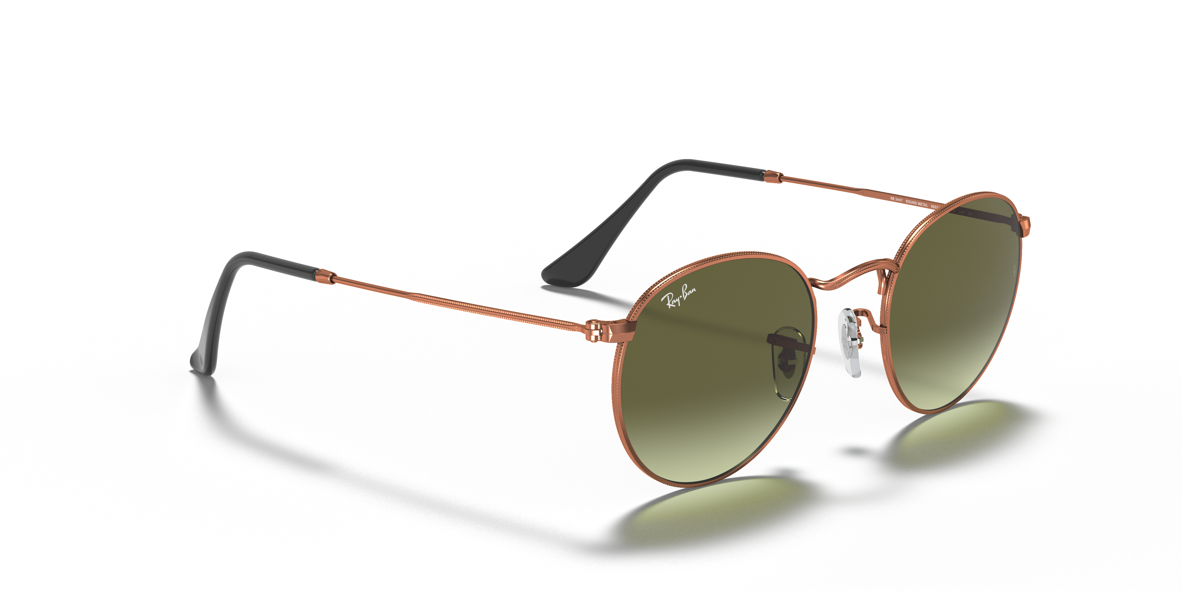 Ray-Ban RB3447 ROUND METAL 9002A6