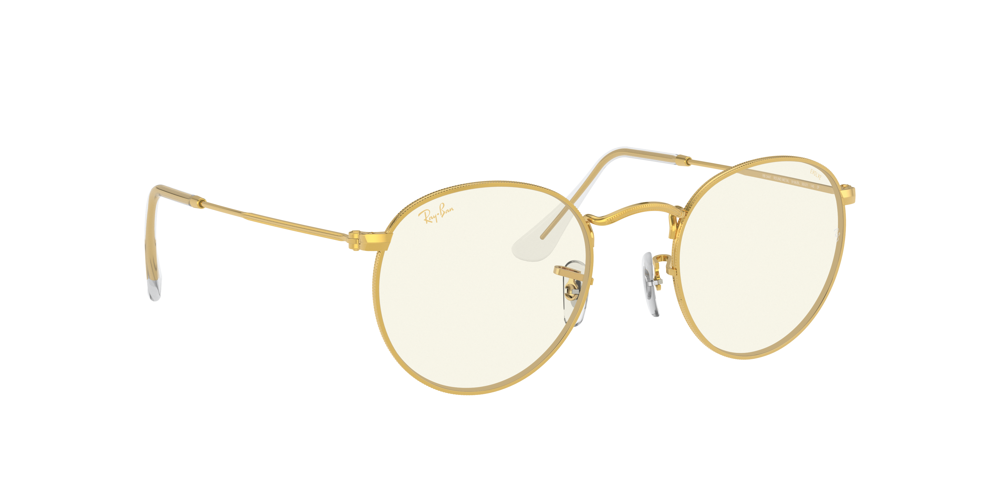 Ray-Ban RB3447 ROUND METAL 9196BL