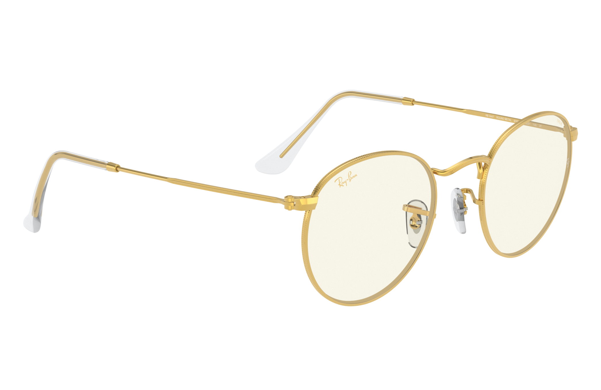 Ray-Ban RB3447 ROUND METAL 9196BL