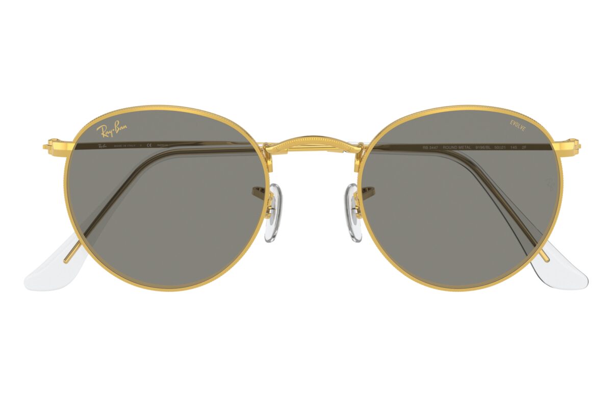 Ray-Ban RB3447 ROUND METAL 9196BL