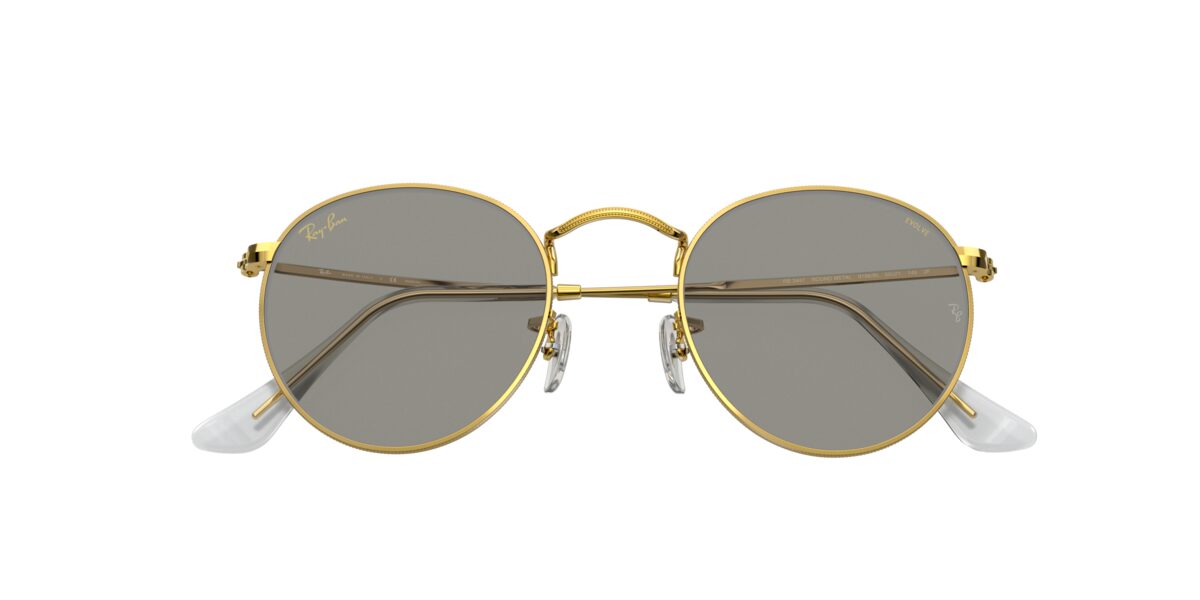 Ray-Ban RB3447 ROUND METAL 9196BL