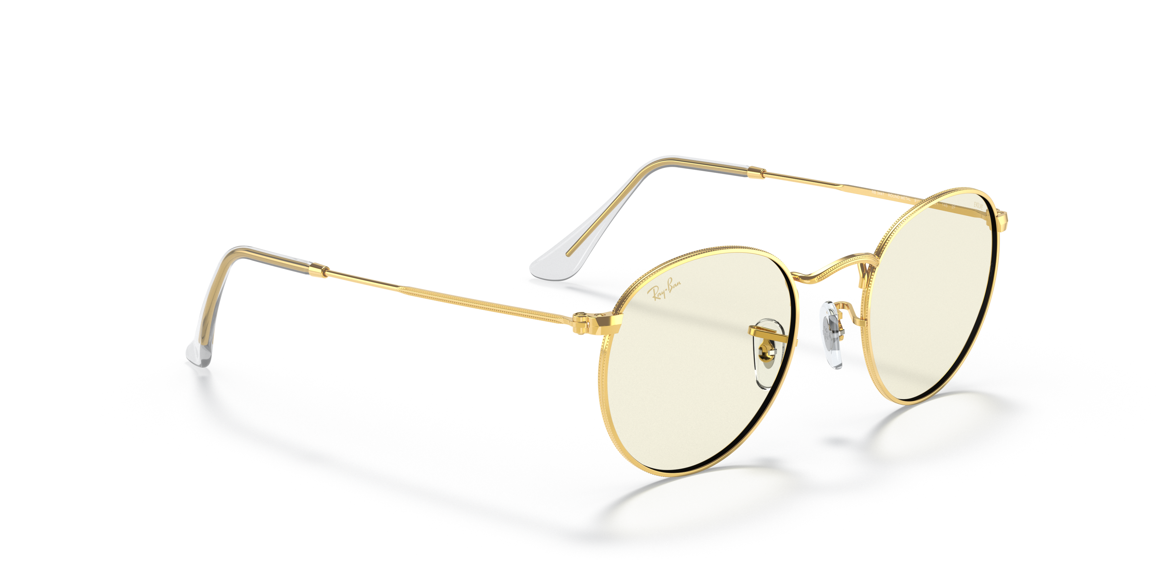 Ray-Ban RB3447 ROUND METAL 9196BL