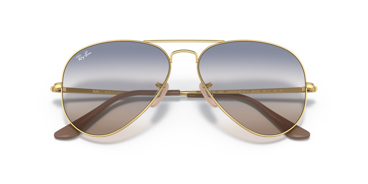 Ray-Ban RB3689 AVIATOR METAL II 001/GD