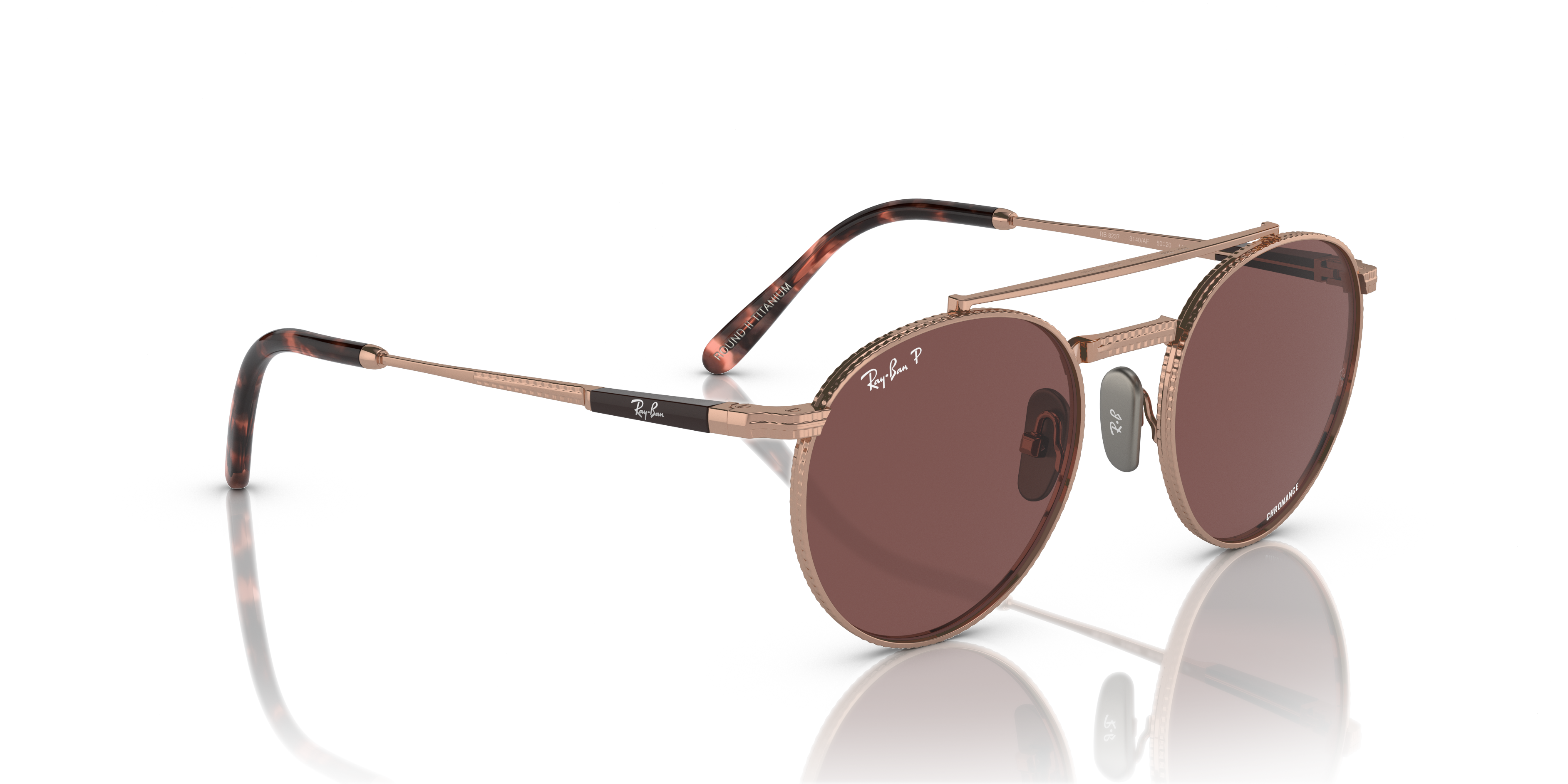 Ray-Ban RB8237 ROUND II TITANIUM 3140AF