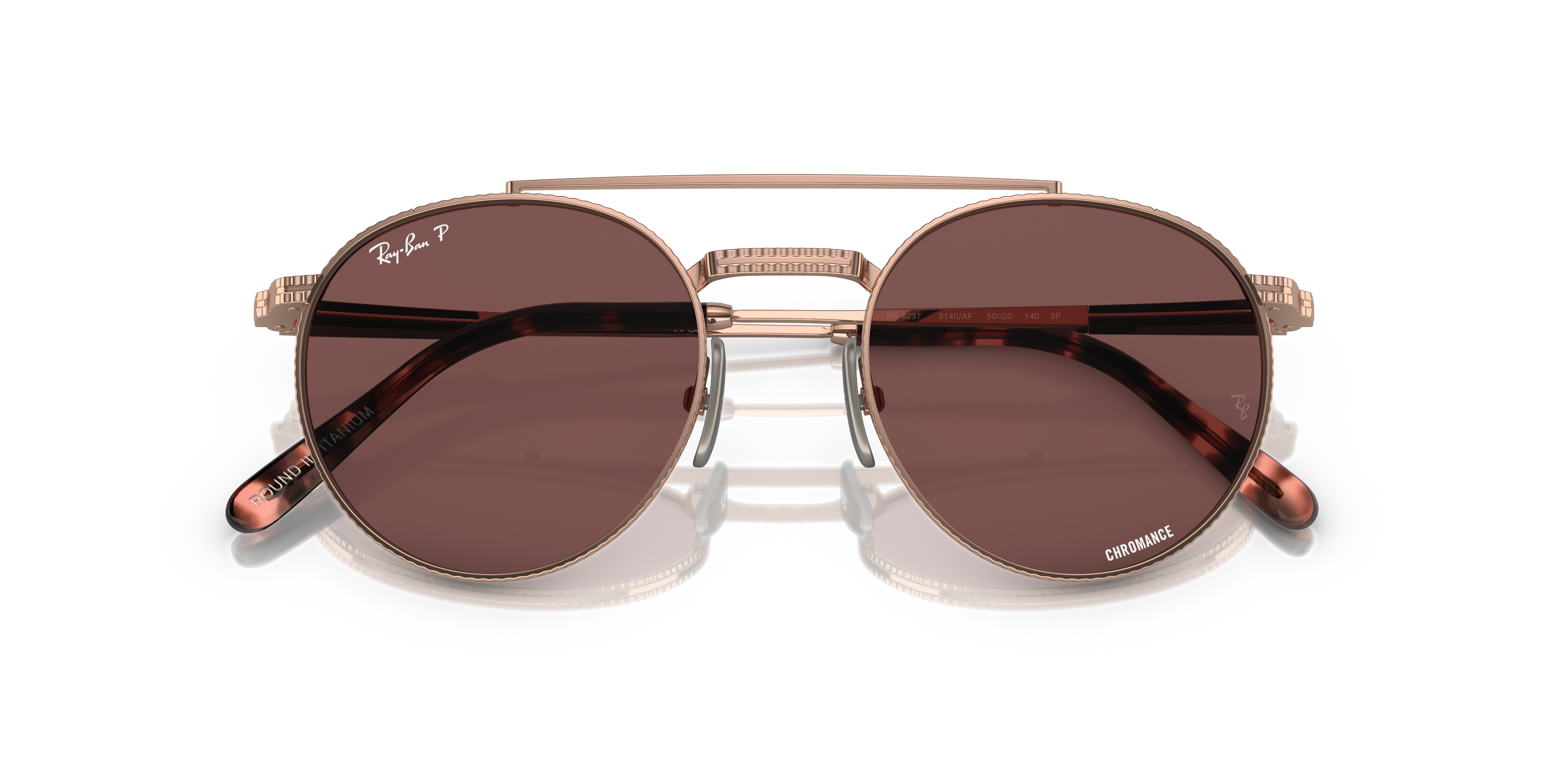 Ray-Ban RB8237 ROUND II TITANIUM 3140AF